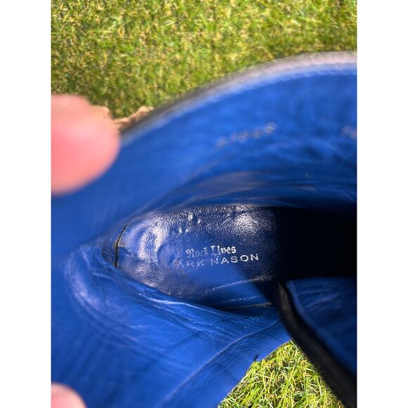 RARE Mark Nason Rock Lives Dragon Biker Distressed Cross 87595 Boots 10 - Picture 13 of 15